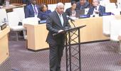 Fijian Prime Minister Hon. Voreqe Bainimarama delivers his address at the High Level Plenary on Promotion for the International Day for Total elimination of Nuclear Weapons.